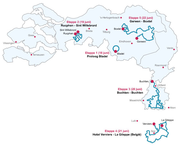 2014 Ster Toer map